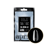 Apres Gel X™ Refill Bags (50pcs) Natural Round Medium Tips