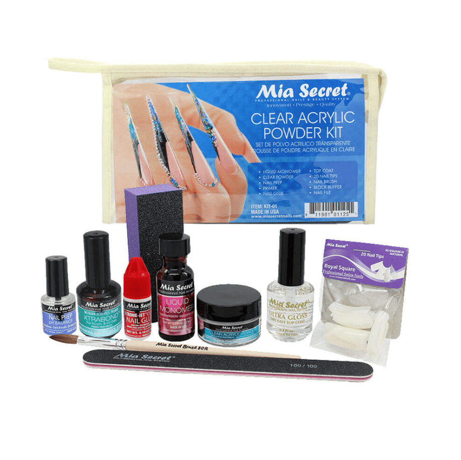 Mia Secret Clear Acrylic Powder Kit