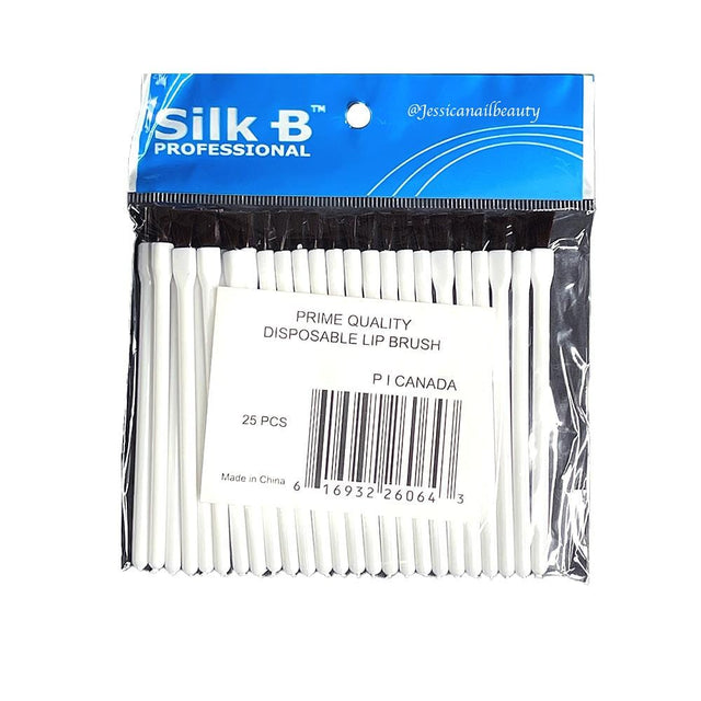 Silk B - Disposable Lip Brushes (Pack of 25 pcs) - Jessica Nail & Beauty Supply - Canada Nail Beauty Supply - Disposable Item