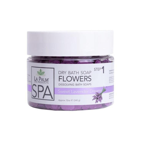 La Palm - Dry Bath Soap Flowers #Sweet Lavender Dreams (12 oz) - Jessica Nail & Beauty Supply - Canada Nail Beauty Supply - Spa Soap