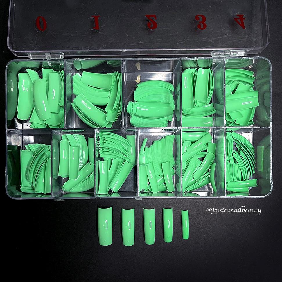 Nails 2k OmMe Nail Tips (Box of 500pcs) Green