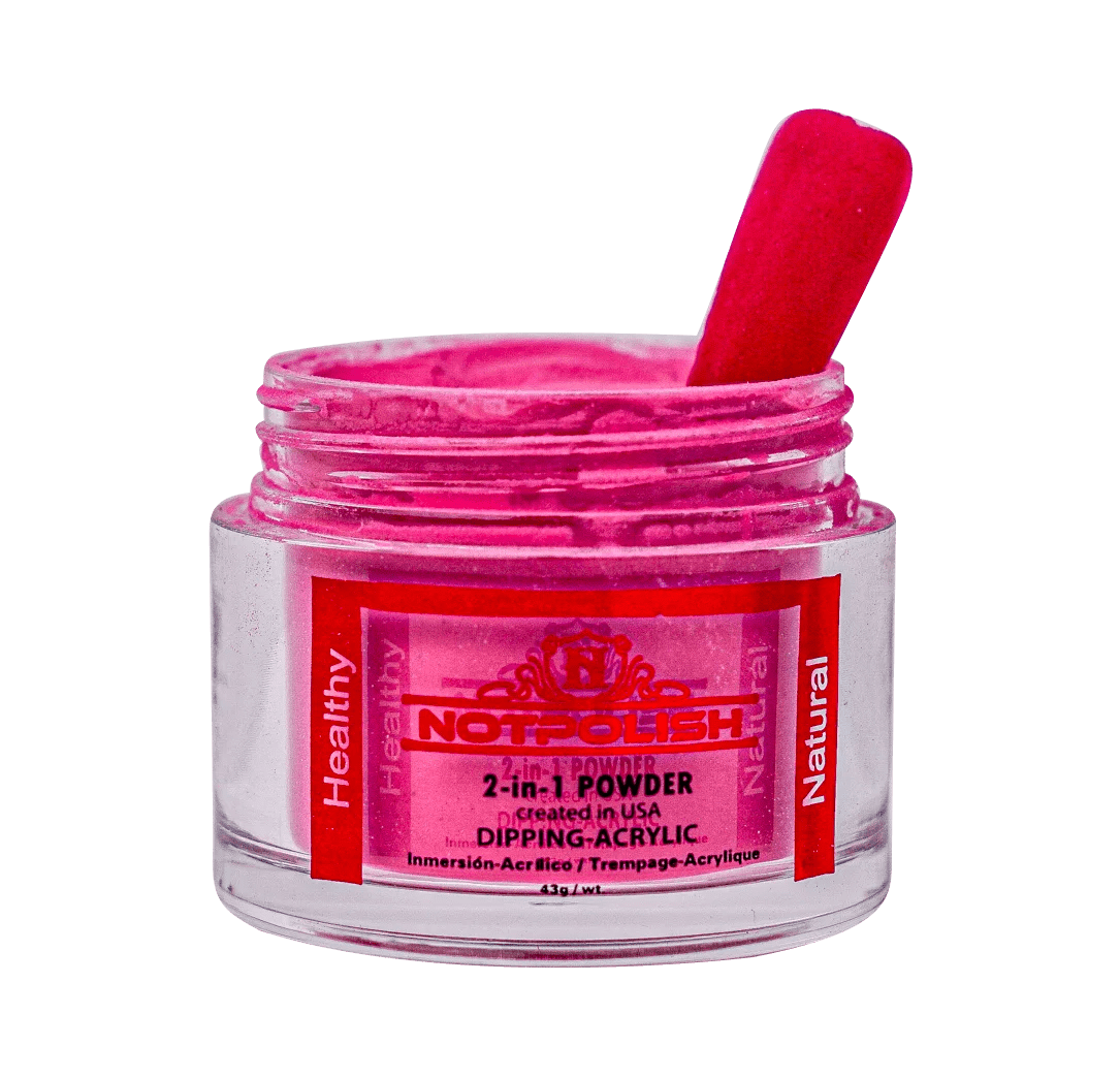pink powder swatch