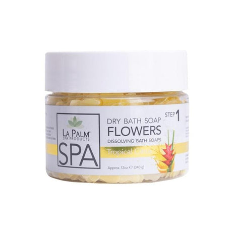 La Palm - Dry Bath Soap Flowers #Tropical Citrus (12 oz) - Jessica Nail & Beauty Supply - Canada Nail Beauty Supply - Spa Soap