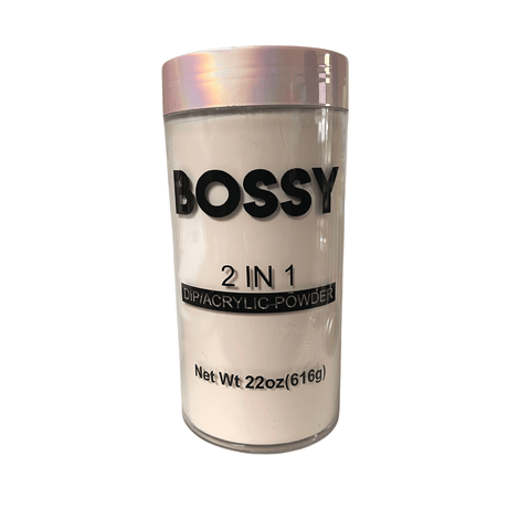 Bossy 2 In 1 Acrylic & Dip Powder Cover Pink (2 Sizes)