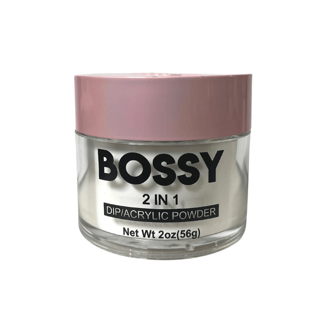Bossy 2 In 1 Acrylic & Dip Powder American White (2 Sizes)