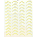 JNBS Nail Sticker 3D Shiny Gold Glitter Decoration