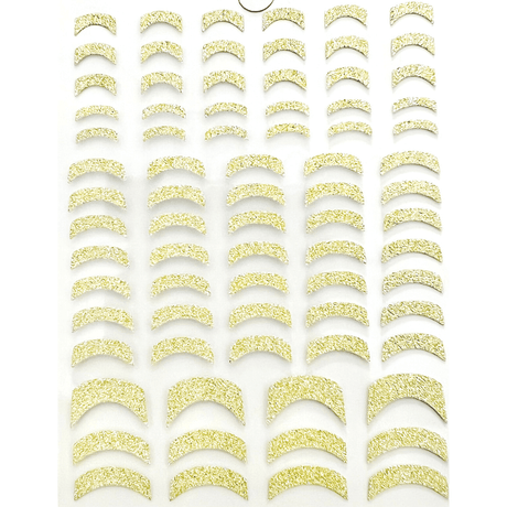 JNBS Nail Sticker 3D Shiny Gold Glitter Decoration