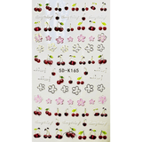 JNBS 5D Embossed Nail Sticker Cute and Colorful Decoration