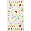 JNBS 5D Embossed Nail Sticker Cute and Colorful Decoration