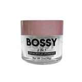 Bossy 2 In 1 Acrylic & Dip Powder 2oz Super White