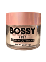 Bossy 2 In 1 Acrylic & Dip Powder 2oz Sheer Pink Medium