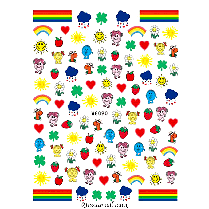 JNBS Nail Sticker Cartoon Version 3