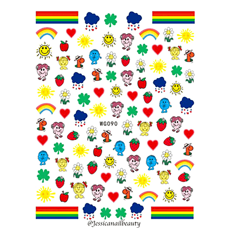 JNBS Nail Sticker Cartoon Version 3