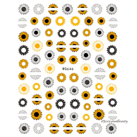 JNBS Nail Sticker Flowers Version 2