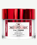 NOTPOLISH 2-in-1 Powder - OG 01 Clear - Jessica Nail & Beauty Supply - Canada Nail Beauty Supply - Acrylic & Dipping Powders
