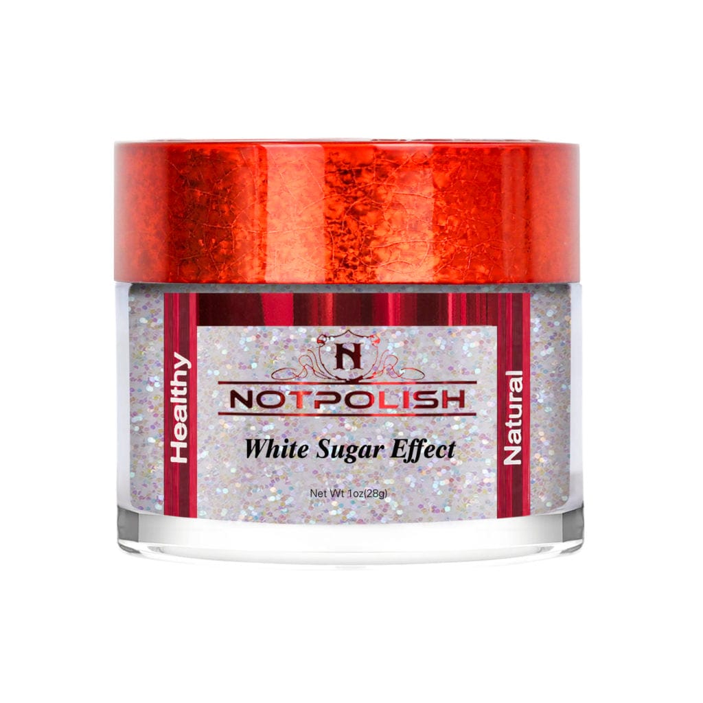 NOTPOLISH White Sugar Effect Glitter 1oz