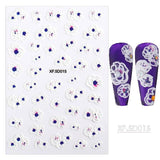 JNBS 5D Flowers Nail Sticker