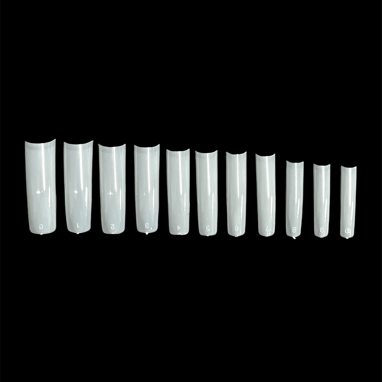 U.S.N Straight Natural  XL NON C CURVE Tip Refills (Bag of 50 pcs)