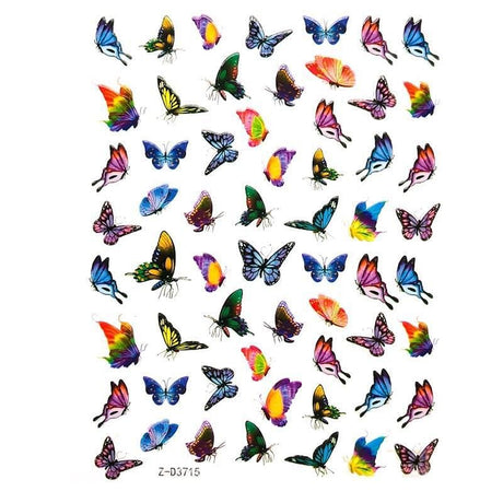 JNBS Holographic Butterfly Nail Sticker
