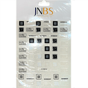 JNBS Designer Nail Sticker Transparent Clear (Choose your style 1)