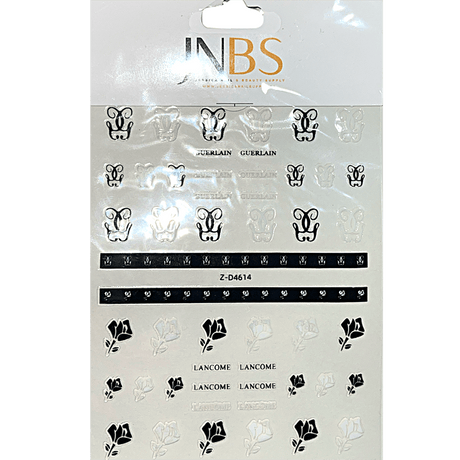 JNBS Designer Nail Sticker Transparent Clear (Choose your style 1)