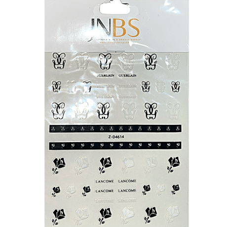 JNBS Designer Nail Sticker Transparent Clear (Choose your style 1)