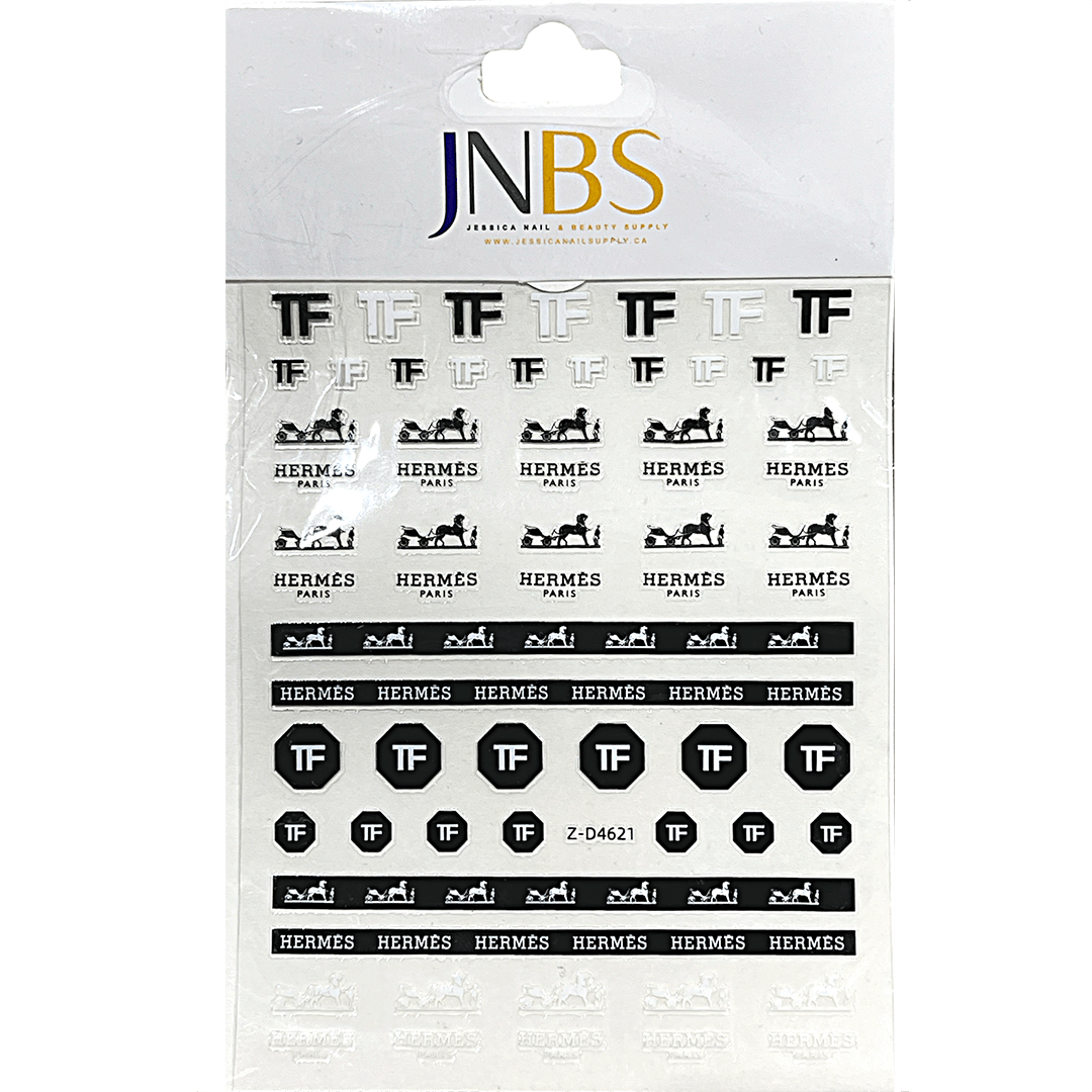 JNBS Designer Nail Sticker Transparent Clear (Choose your style 2)