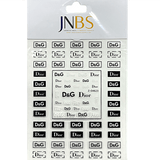 JNBS Designer Nail Sticker Transparent Clear (Choose your style 1)