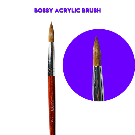 Bossy Acrylic Brush - Jessica Nail & Beauty Supply - Canada Nail Beauty Supply - Acrylic Brush