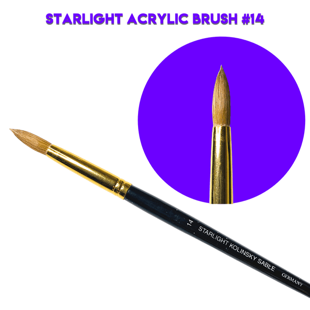 StarLight Acrylic Brush - Jessica Nail & Beauty Supply - Canada Nail Beauty Supply - Acrylic Brush