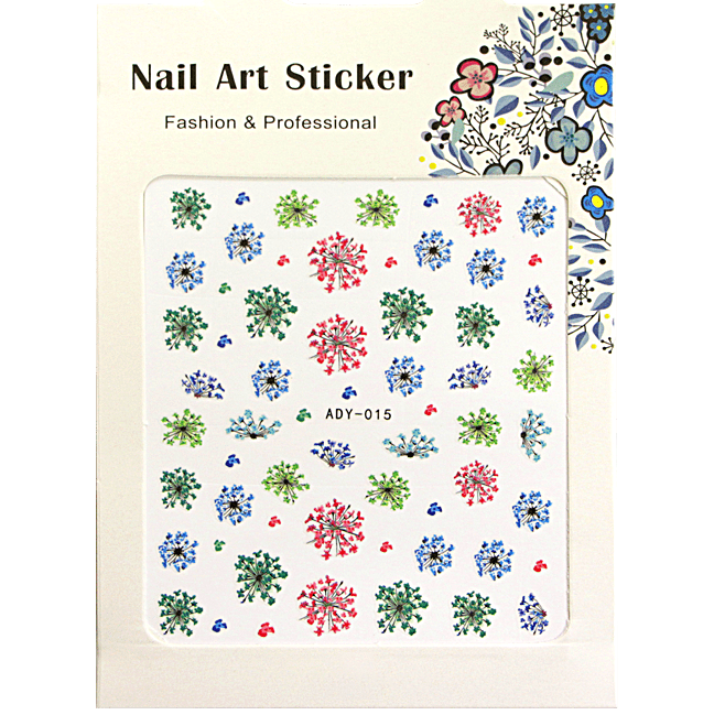 JNBS Nail Sticker Flowers Version 1