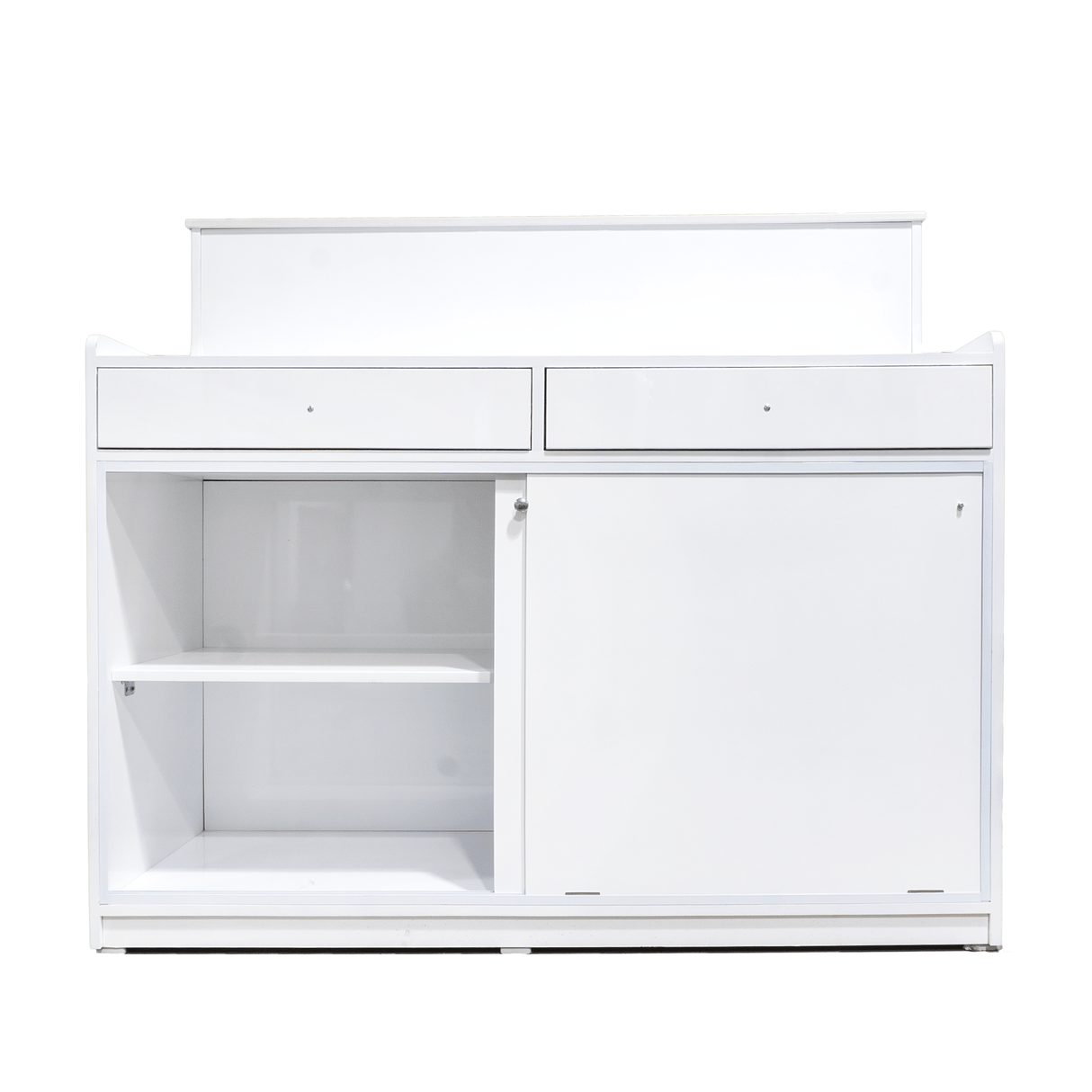 JNBS Nail Desk Reception Style 01 White (Please Call JNBS to Order)