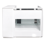 JNBS Nail Desk Reception Style 03 White (Please Call JNBS to Order)