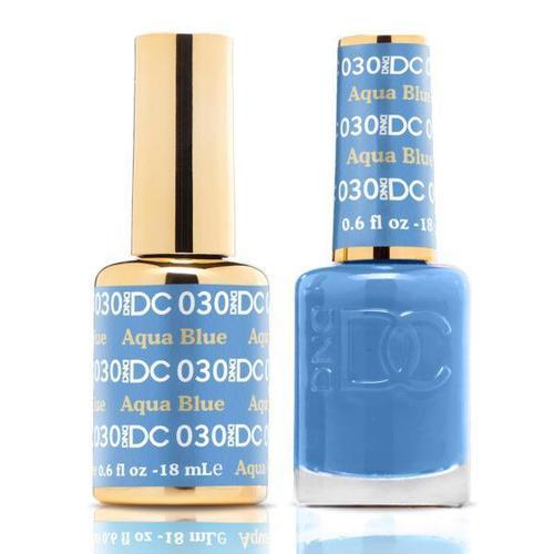 DND DC Duo Gel Matching Color - 030 AQUA BLUE - Jessica Nail & Beauty Supply - Canada Nail Beauty Supply - DND DC DUO