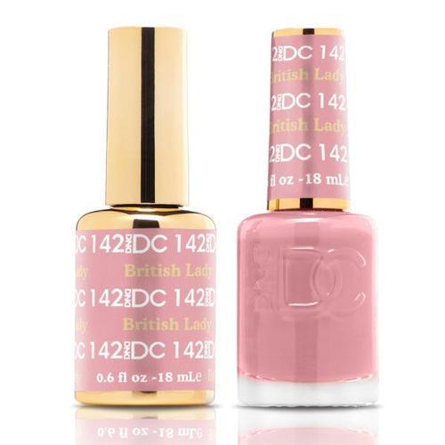 DND DC Duo Gel Matching Color - 142 BRITISH LADY - Jessica Nail & Beauty Supply - Canada Nail Beauty Supply - DND DC DUO