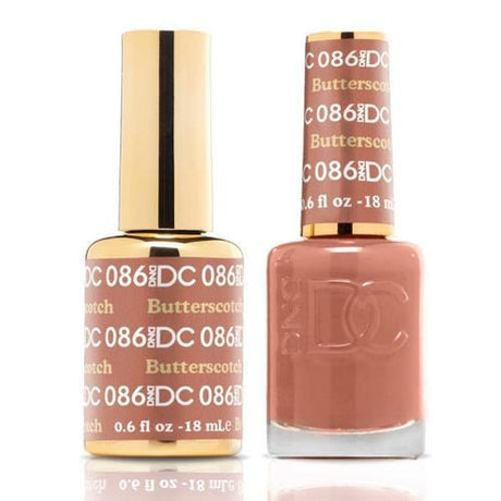 DND DC Duo Gel Matching Color - 086 BUTTERSCOTCH - Jessica Nail & Beauty Supply - Canada Nail Beauty Supply - DND DC DUO