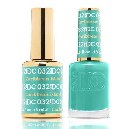 DND DC Duo Gel Matching Color - 032 CARIBBEAN ISLAND - Jessica Nail & Beauty Supply - Canada Nail Beauty Supply - DND DC DUO