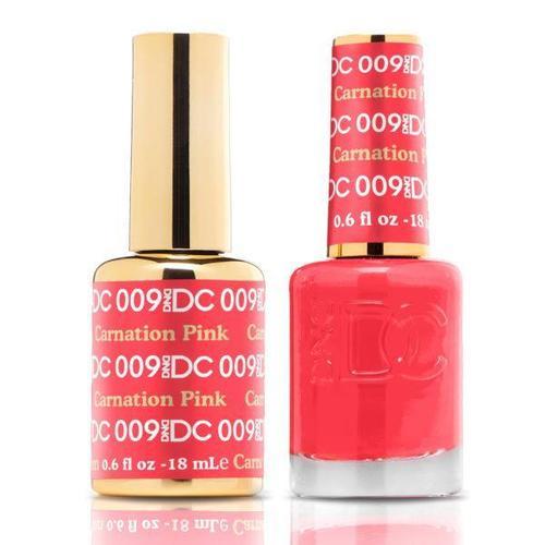 DND DC Duo Gel Matching Color - 009 CARNATION PINK - Jessica Nail & Beauty Supply - Canada Nail Beauty Supply - DND DC DUO