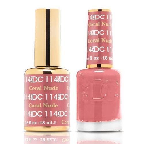 DND DC Duo Gel Matching Color - 114 LAVA RED - Jessica Nail & Beauty Supply - Canada Nail Beauty Supply - DND DC DUO