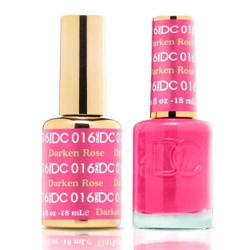 DND DC Duo Gel Matching Color - 016 DARKEN ROSE - Jessica Nail & Beauty Supply - Canada Nail Beauty Supply - DND DC DUO