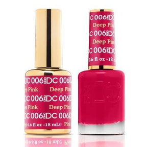DND DC Duo Gel Matching Color - 006 DEEP PINK - Jessica Nail & Beauty Supply - Canada Nail Beauty Supply - DND DC DUO