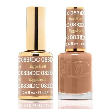 DND DC Duo Gel Matching Color - 083 EGGSHELL - Jessica Nail & Beauty Supply - Canada Nail Beauty Supply - DND DC DUO