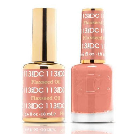 DND DC Duo Gel Matching Color - 113 FLAXSEED OIL - Jessica Nail & Beauty Supply - Canada Nail Beauty Supply - DND DC DUO