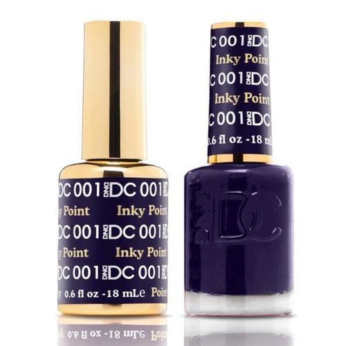 DND DC Duo Gel Matching Color - 001 INKY POINT - Jessica Nail & Beauty Supply - Canada Nail Beauty Supply - DND DC DUO
