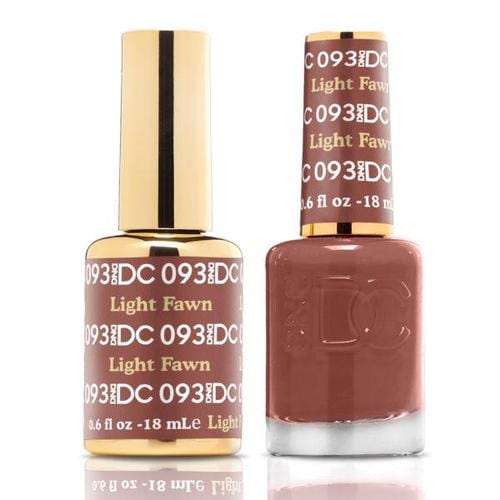 DND DC Duo Gel Matching Color - 093 LIGHT FAWN - Jessica Nail & Beauty Supply - Canada Nail Beauty Supply - DND DC DUO