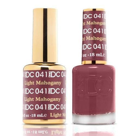 DND DC Duo Gel Matching Color - 041 LIGHT MAHOGANY - Jessica Nail & Beauty Supply - Canada Nail Beauty Supply - DND DC DUO