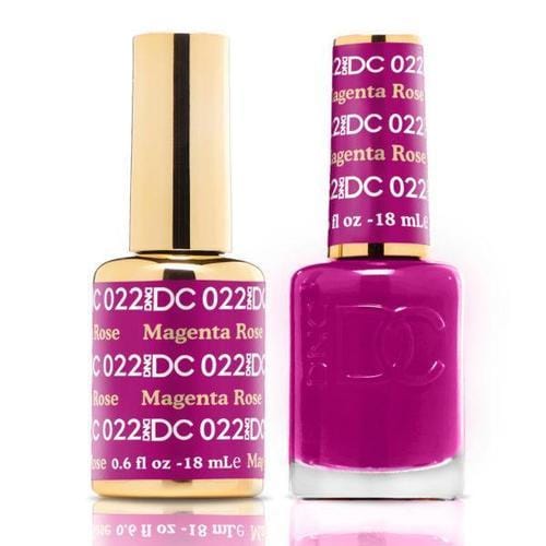 DND DC Duo Gel Matching Color - 022 MAGENTA ROSE - Jessica Nail & Beauty Supply - Canada Nail Beauty Supply - DND DC DUO