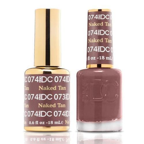 DND DC Duo Gel Matching Color - 074 NAKED TAN - Jessica Nail & Beauty Supply - Canada Nail Beauty Supply - DND DC DUO
