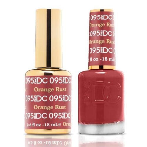 DND DC Duo Gel Matching Color - 095 ORANGE RUST - Jessica Nail & Beauty Supply - Canada Nail Beauty Supply - DND DC DUO