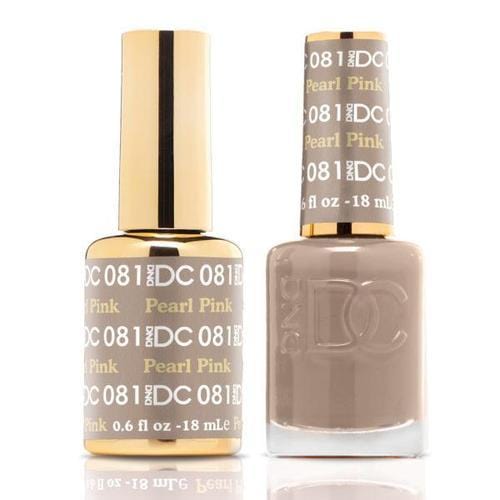 DND DC Duo Gel Matching Color - 081 PEARL PINK - Jessica Nail & Beauty Supply - Canada Nail Beauty Supply - DND DC DUO